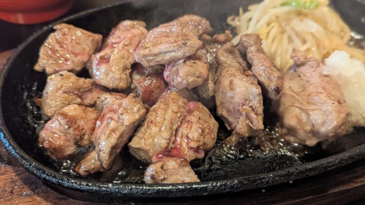 ドライブイン遊歩ハラミ定食