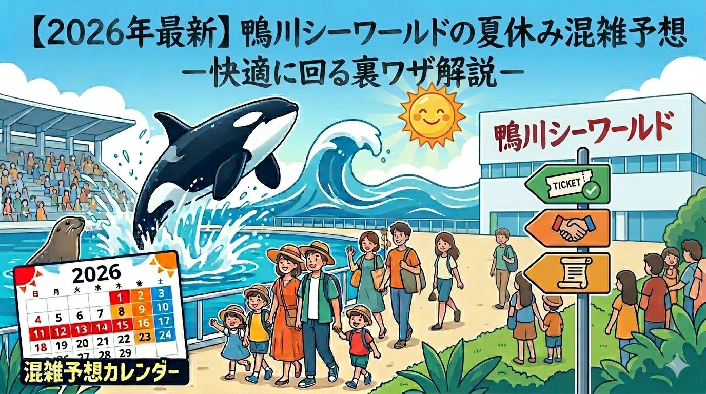 鴨川シーワールド 夏休み 混雑予想