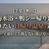 鴨川 日帰り温泉 おすすめ